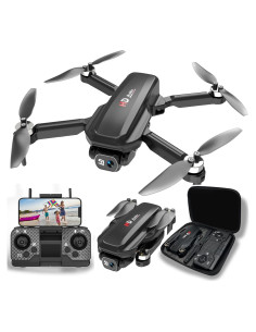 Dron Cuadricóptero RC APHDTMF E58 4K Plegable con Cámara HD