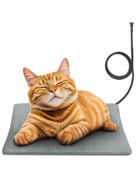 Almohadilla Térmica para Mascotas PETNF 50x30cm Gris