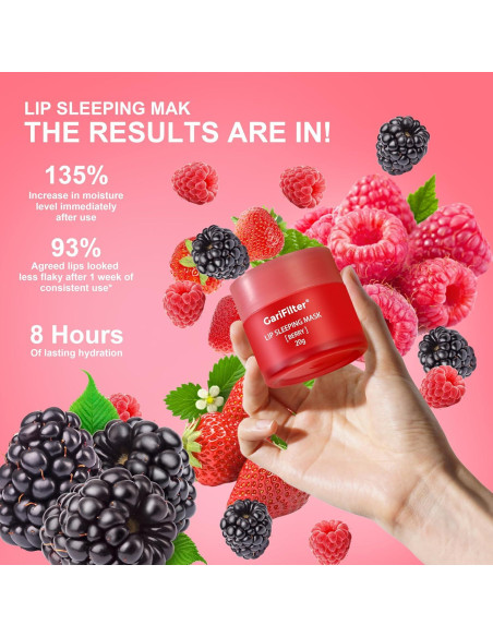 Mascarilla Labial Nocturna Garifilter - Hidratación Intensiva 20g