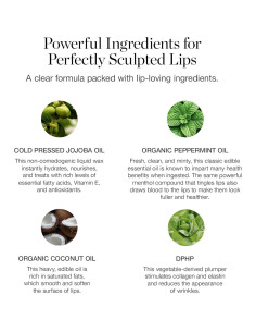 Aceite Labial Ogee Transparente - 100% Orgánico, Hidratante 2