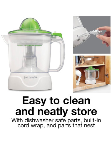 Exprimidor Eléctrico Proctor Silex 1.01 L Blanco y Verde