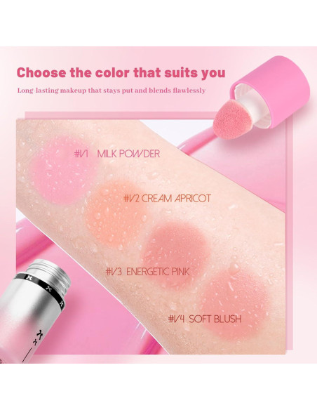 Tinte de Mejillas Líquido Crema YiGuMy Polvo de Leche 31.8g