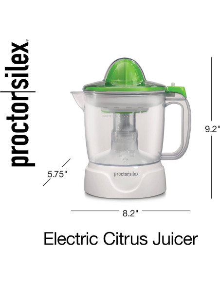 Exprimidor Eléctrico Proctor Silex 1.01 L Blanco y Verde