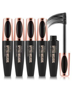 Máscara de Pestañas de Fibra de Seda 4D Alisesun - Paquete de 4