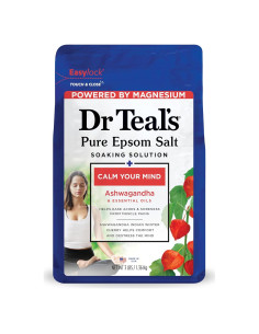Sal de Epsom Dr Teal's con Ashwagandha y Aceites Esenciales 1.36 kg