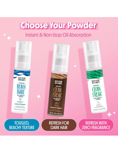 Champú en Seco Sin Fragancia Not Your Mother's - 2 Paquetes de 28.35 g