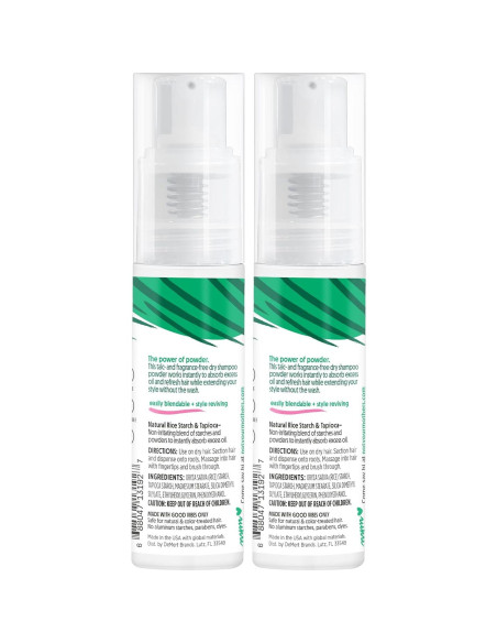 Champú en Seco Sin Fragancia Not Your Mother's - 2 Paquetes de 28.35 g