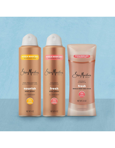Desodorante Corporal en Spray SheaMoisture Coco Hibisco 149.7 g Desodorante Corporal en Spray SheaMoisture Coco Hibisco 149.7 g