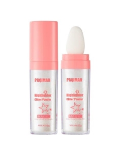 Polvo Iluminador Maquillaje PAQIMAN 40g Rayo de Luna Blanca