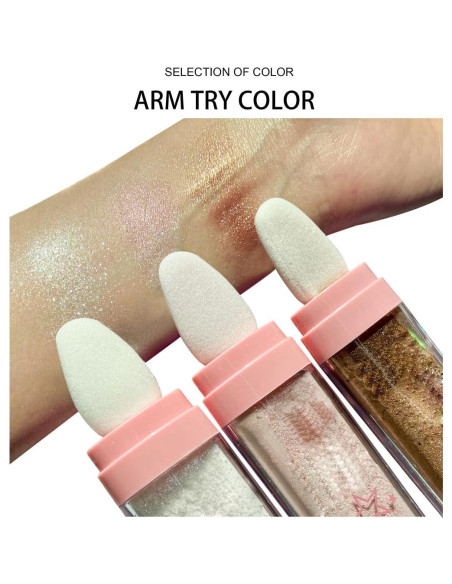 Polvo Iluminador Maquillaje PAQIMAN 40g Rayo de Luna Blanca