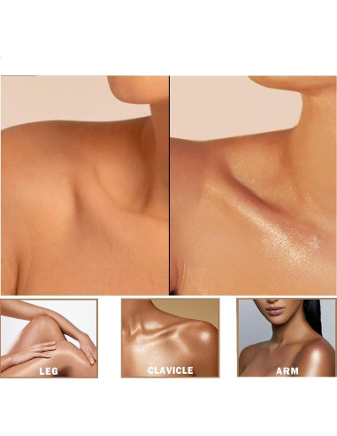 Polvo Iluminador Maquillaje PAQIMAN 40g Rayo de Luna Blanca