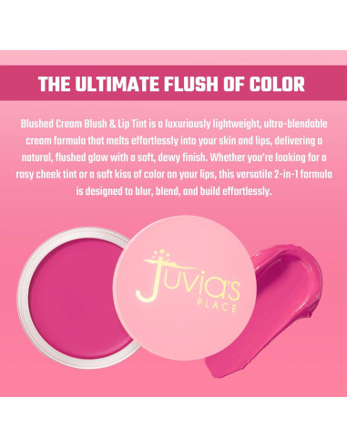 Rubor Crema Multiusos Juvia - Pinch Me - 59g - Tono Rosa Suave