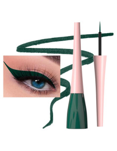 Delineador de Ojos Líquido Verde Oscuro evpct 1Pcs Impermeable