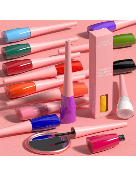 Delineador de Ojos Líquido Verde Oscuro evpct 1Pcs Impermeable Delineador de Ojos Líquido Verde Oscuro evpct 1Pcs Impermeable