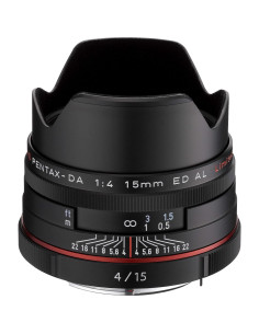 Lente Fijo Pentax K-Mount HD DA 15mm f4 ED AL Negro 2