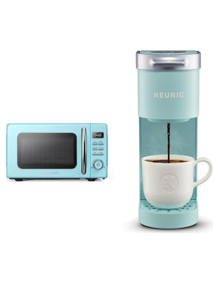 Horno Microondas Retro Galanz GLCMKZ07BER07 0.7 Pies Azul