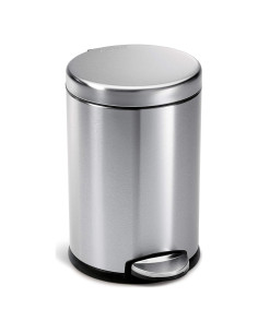 Bote de Basura Redondo 4.5L simplehuman con Pedal Acero Inoxidable