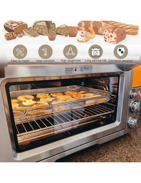 Cesta de Freidora de Aire Breville Acero Inoxidable 304 2 Pcs