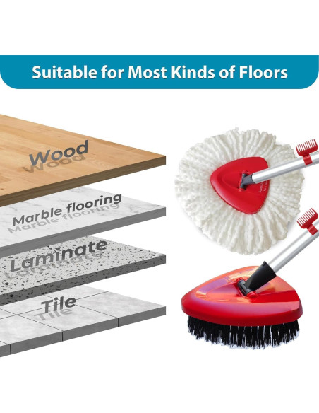 Paquete de 4 cabezales de microfibra para mopa O Cedar EasyWring Paquete de 4 cabezales de microfibra para mopa O Cedar EasyWring