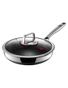 Sartén Antiadherente KOBACH 25.4 cm con Tapa Acero Inoxidable