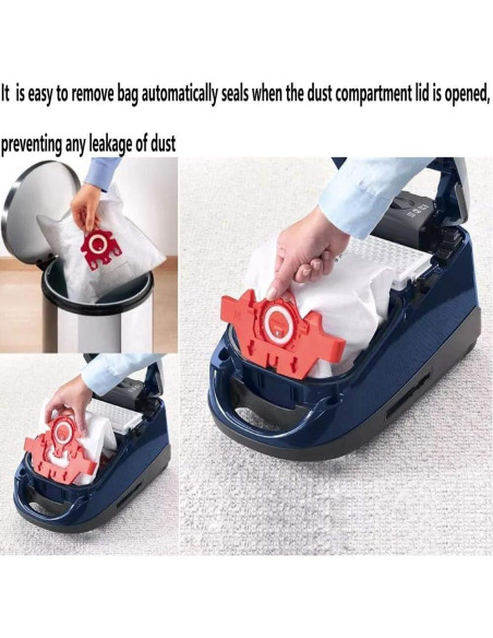 6 Bolsas de Reemplazo para Aspiradora Miele FJM - Microfibra