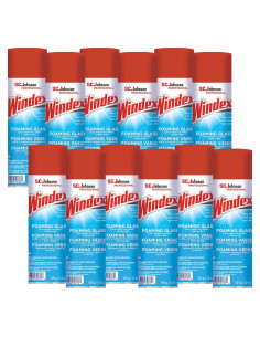 Limpiador de Vidrio Espumoso Windex 582 ml - Paquete de 12