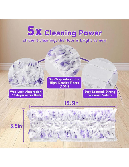 20 Almohadillas de Repuesto Swiffer Power Mop - Alta Absorción 20 Almohadillas de Repuesto Swiffer Power Mop - Alta Absorción