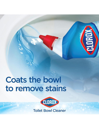 Clorox Baño Ultra Espumador y Limpiador de Inodoro Gel 2x1