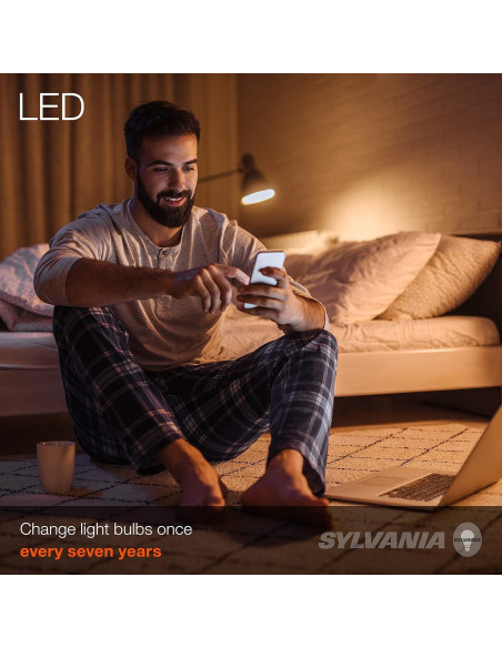 Bombilla LED A19 Sylvania 14.5W 1450 lúmenes 2700K 6 unidades