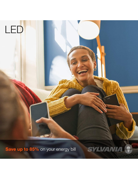 Bombilla LED A19 Sylvania 14.5W 1450 lúmenes 2700K 6 unidades