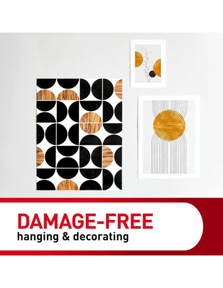 Tiras para Póster Command 136 Unidades Adhesivas Blancas