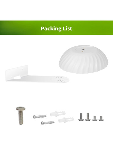 Soporte de Pared LONNKY con Cubierta Impermeable para WYZE Cam Pan V3