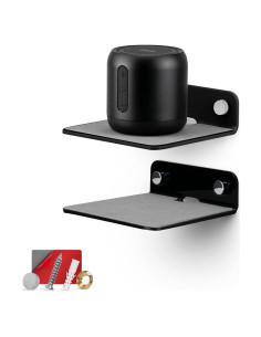 Estante Flotante Universal Brainwavz 4" Negro Antideslizante