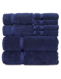 Juego de Toallas de Lujo BC BARE COTTON 100% Algodón Turco 8 Piezas