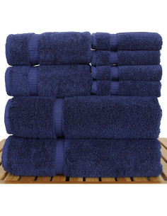 Juego de Toallas de Lujo BC BARE COTTON 100% Algodón Turco 8 Piezas 2