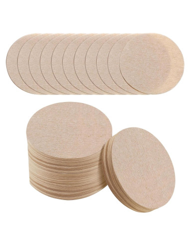Filtros de Café Desechables Prudiut 600 Pcs 64mm Sin Blanquear