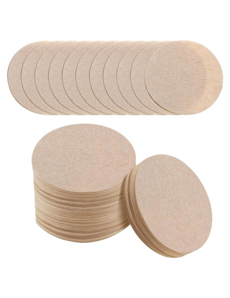 Filtros de Café Desechables Prudiut 600 Pcs 64mm Sin Blanquear
