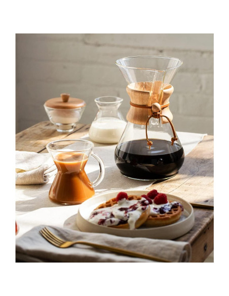 Cafetera Chemex Clásica 10 Tazas + 100 Filtros de Papel
