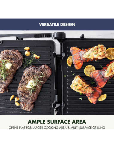 Parrilla de Contacto Multifuncional GreenPan 7-en-1 Cerámica Antiadherente