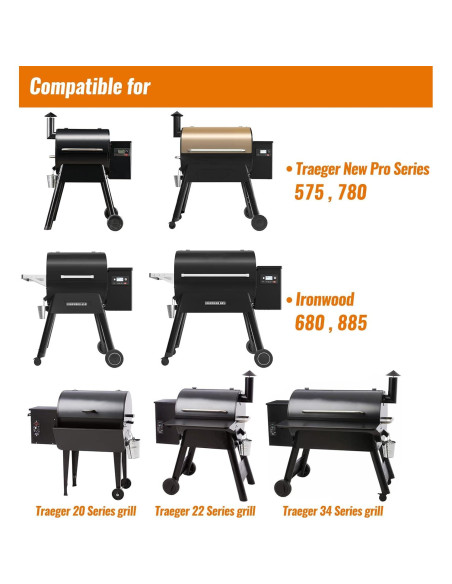 Forro de Cubo de Grasa NUPICK 35 Pack Compatible Traeger Forro de Cubo de Grasa NUPICK 35 Pack Compatible Traeger