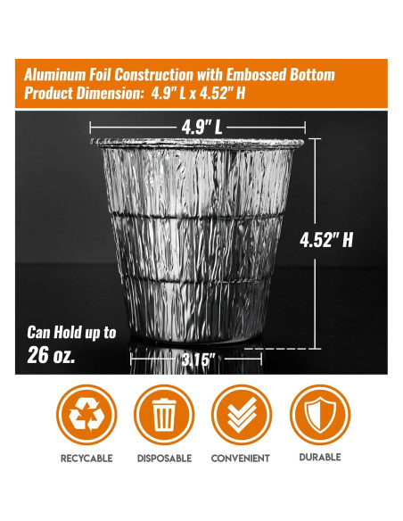 Forro de Cubo de Grasa NUPICK 35 Pack Compatible Traeger Forro de Cubo de Grasa NUPICK 35 Pack Compatible Traeger