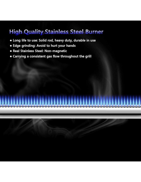 Kit de Piezas de Parrilla Uniflasy para Weber Spirit 300