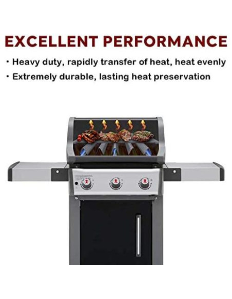 Kit de Piezas de Parrilla Uniflasy para Weber Spirit 300