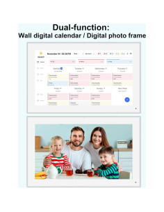 Calendario Digital YENOCK 15.6" Pantalla Táctil FHD Organizador 2