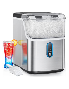 Fabricador de Hielo Nugget HOMEZAY 15 kg/día Compacto