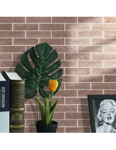 60 Azulejos de Pared TORURAL Ladrillo Delgado Rojo/Marrón 0.79 m 2