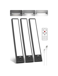 Iluminación Bajo Gabinete AMETHEUS Lite23, 3 Luces Recargables