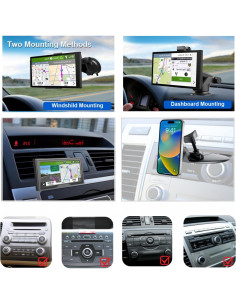 Soporte de Pantalla Carplay Epronic CD3 - 2 Pcs, Universal 17mm 2