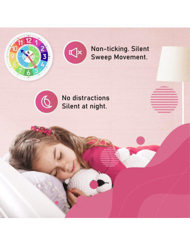 Reloj de Pared Colorido LibreLine 30.48 cm Silencioso