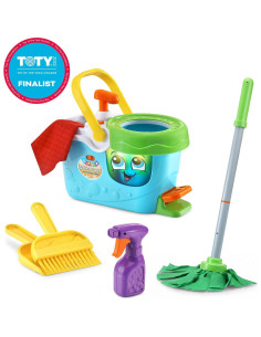 Caddy de Limpieza Interactivo VTech Clean Sweep Azul 3-5 Años 2